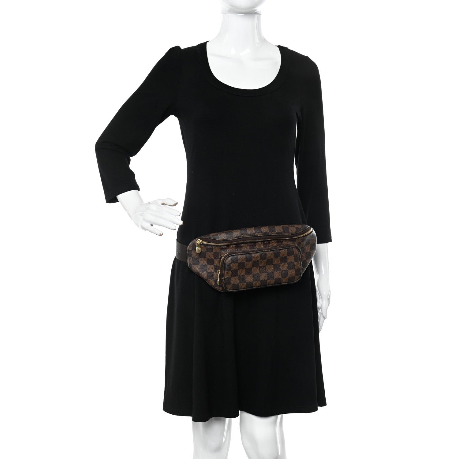 Louis Vuitton Damier Ebene Melville Bum Bag 2 of 10