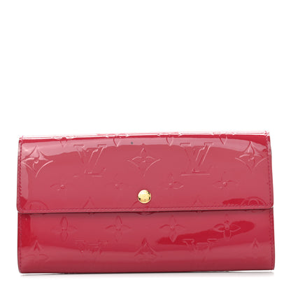 Louis Vuitton Vernis Sarah Wallet Rose Indien 1 of 9