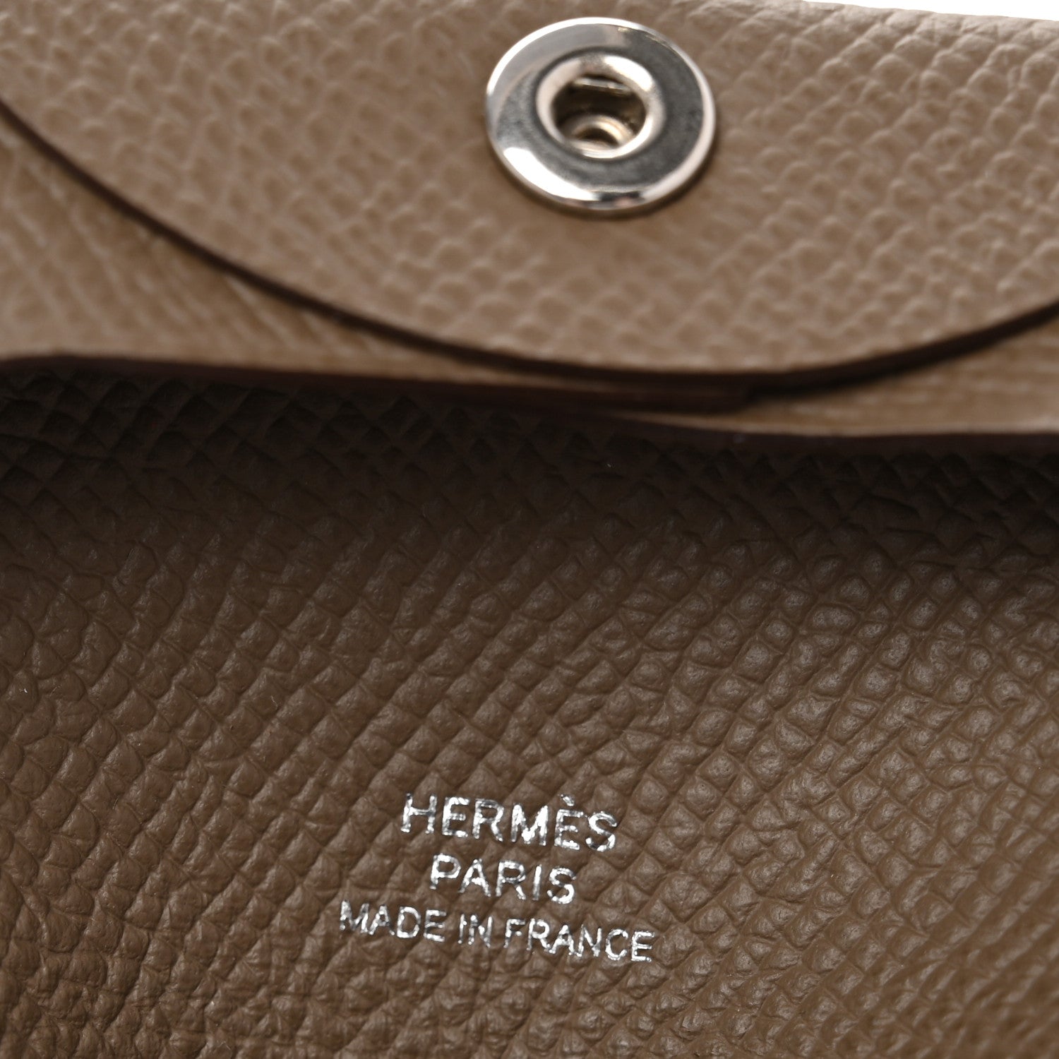 Hermes Epsom Bastia Coin Purse Etoupe 6 of 7