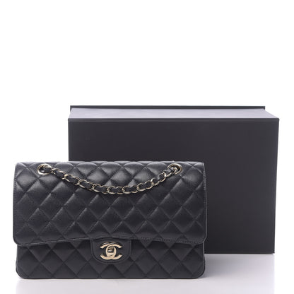 Chanel Caviar Quilted Medium Double Flap Navy 11 of 11