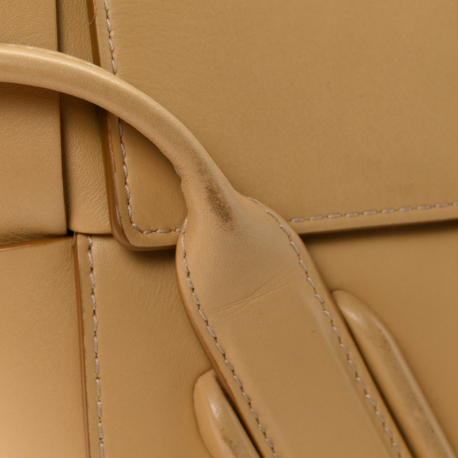 Bottega Veneta French Calfskin Maxi Intrecciato Small Arco Tapioca 11 of 11