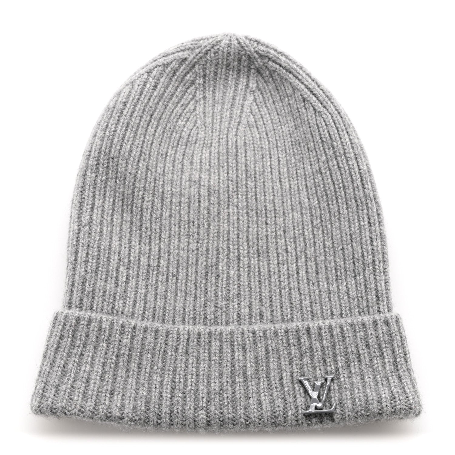 Louis Vuitton Cashmere Mens LV Ahead Beanie Gris 1 of 7