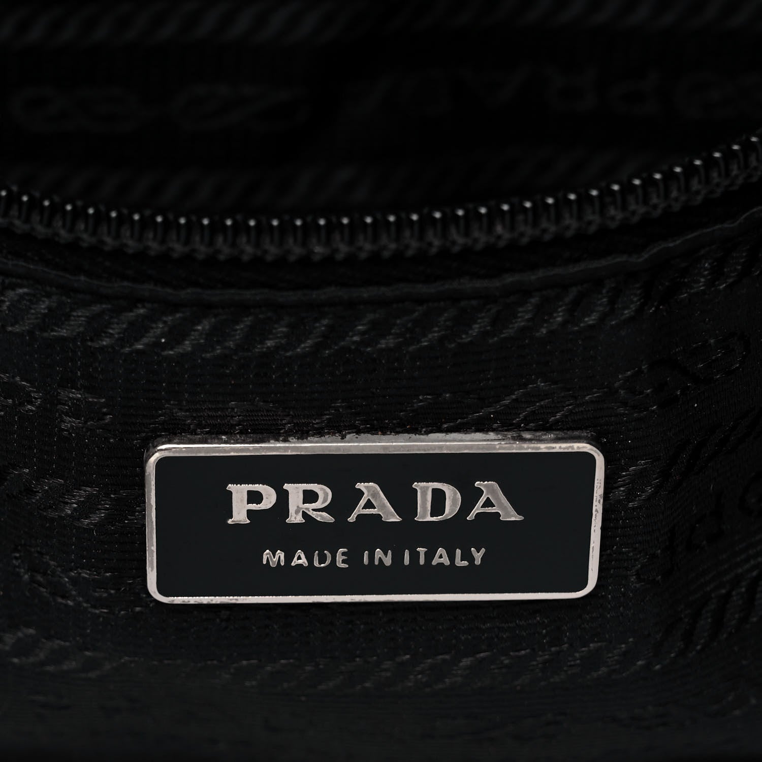 Prada Tessuto Nylon Soft Calf Tote Black 7 of 7