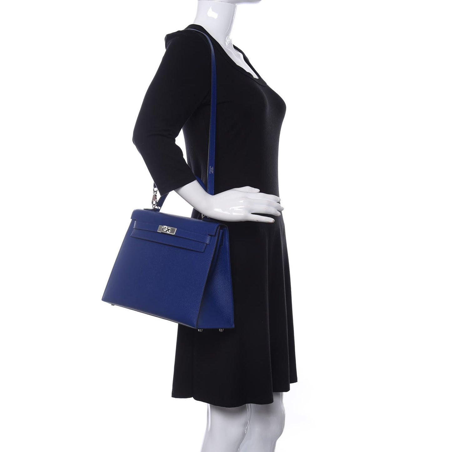 Epsom Kelly Sellier 32 Bleu Electrique