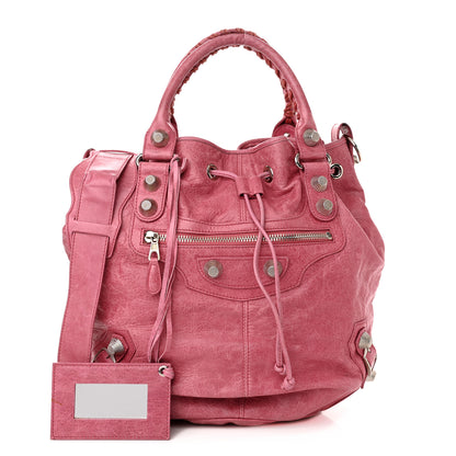 Balenciaga Agneau Giant 21 Silver Hardware Pompon Framboise 1 of 13