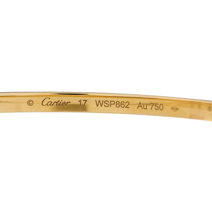 Cartier 18K Yellow Gold Small LOVE Bracelet 17 3 of 8