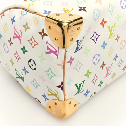 Louis Vuitton Monogram Multicolor Speedy 30 White 8 of 9