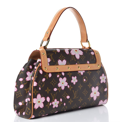 Louis Vuitton Monogram Cherry Blossom Sac Retro Bag Brown 3 of 10