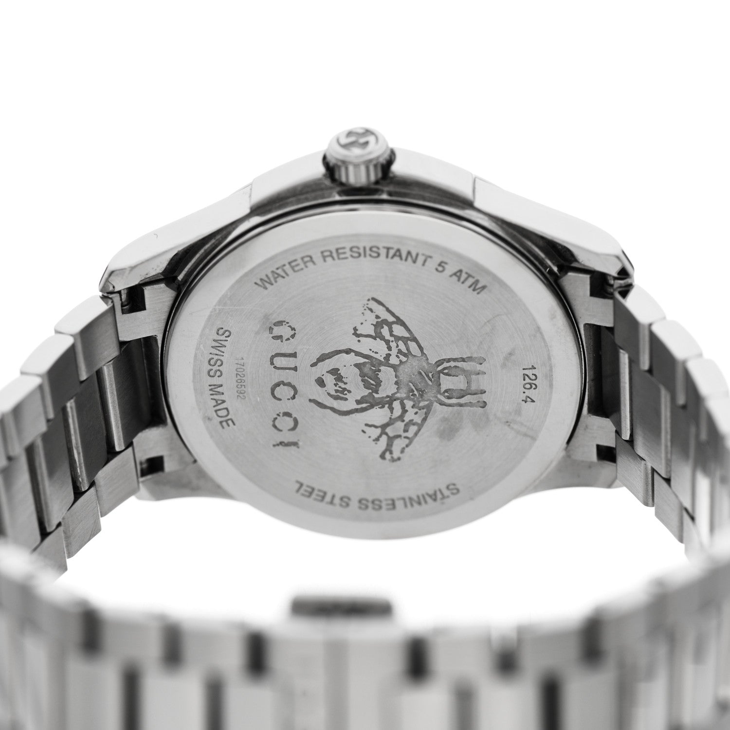 Gucci Stainless Steel 38mm G-Timeless Charm Quartz Watch 3 of 6