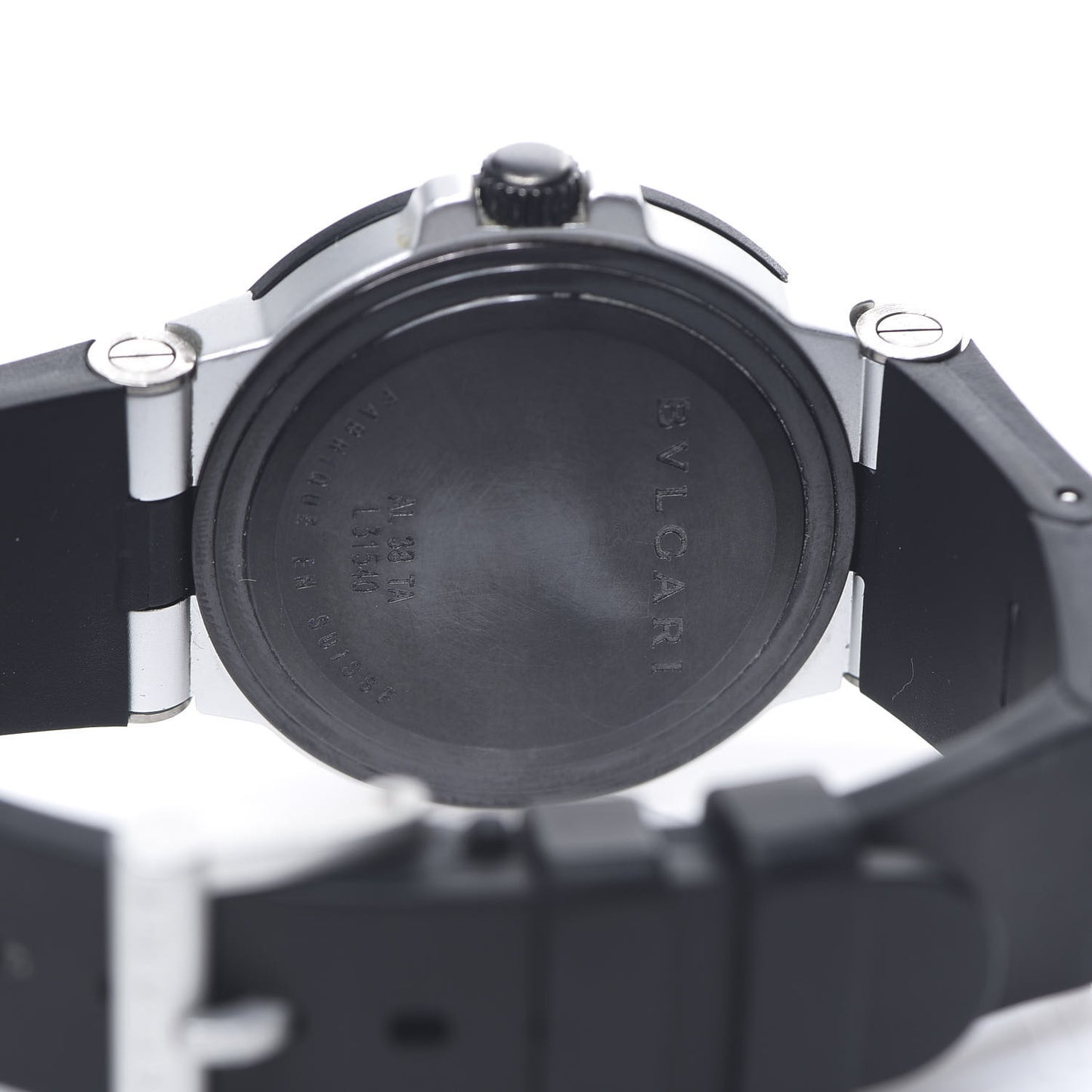 Aluminum Rubber 38mm Diagono Quartz Watch