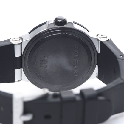 Bulgari Aluminum Rubber 38mm Diagono Quartz Watch 4 of 5