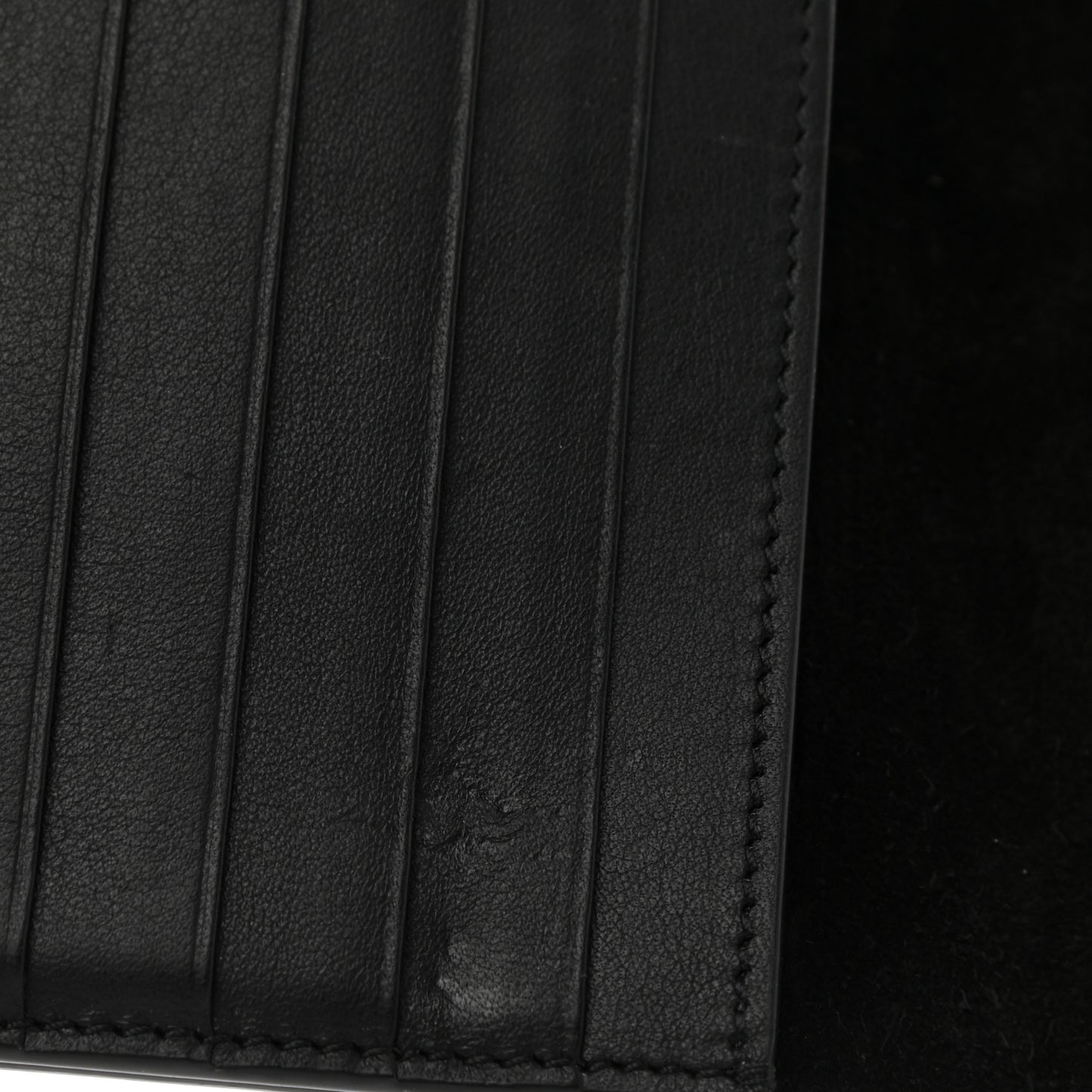 Lizard Calfskin Large Multifunction Strap Wallet Black