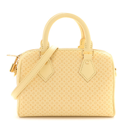 Louis Vuitton Calfskin Minigram Speedy Bandouliere 20 Banane 1 of 9