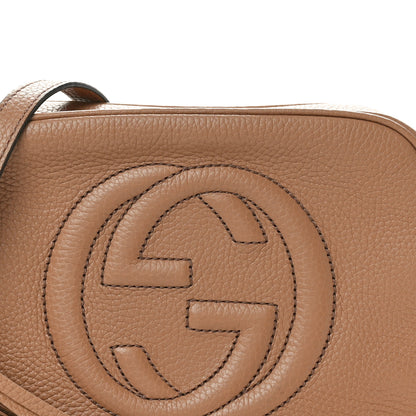 Gucci Pebbled Calfskin Small Soho Disco Bag Camelia 8 of 11