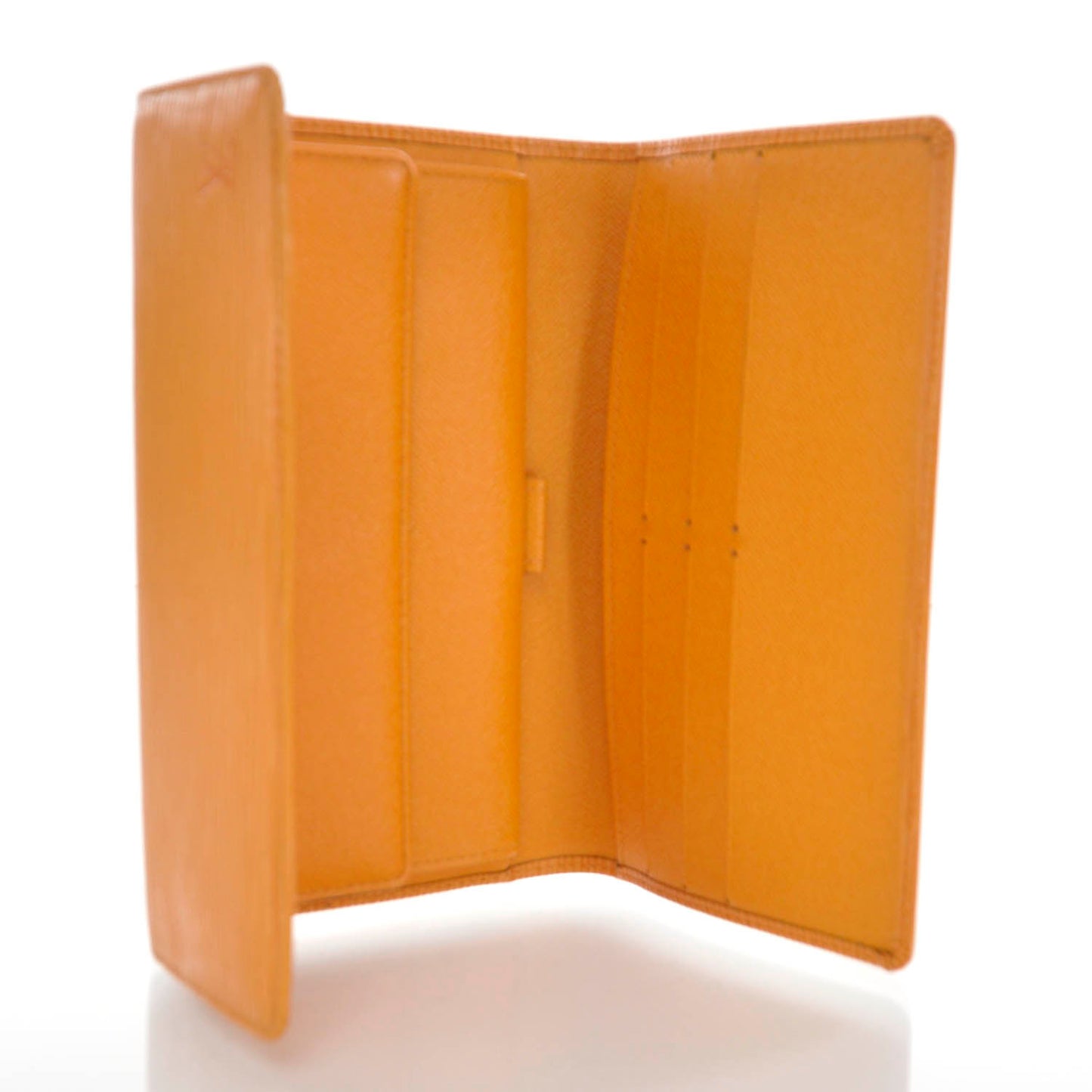 Epi Porte Tresor International Wallet Mandarin