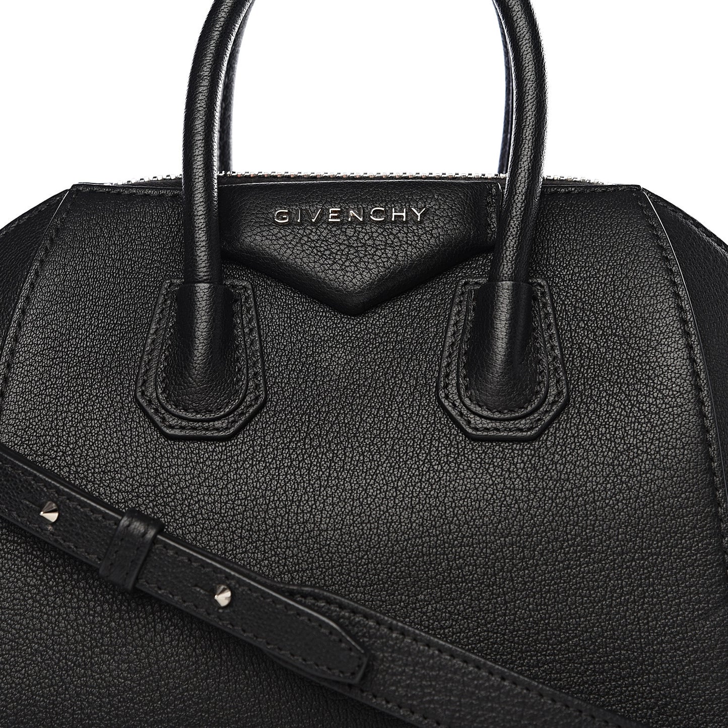 Sugar Goatskin Mini Antigona Black
