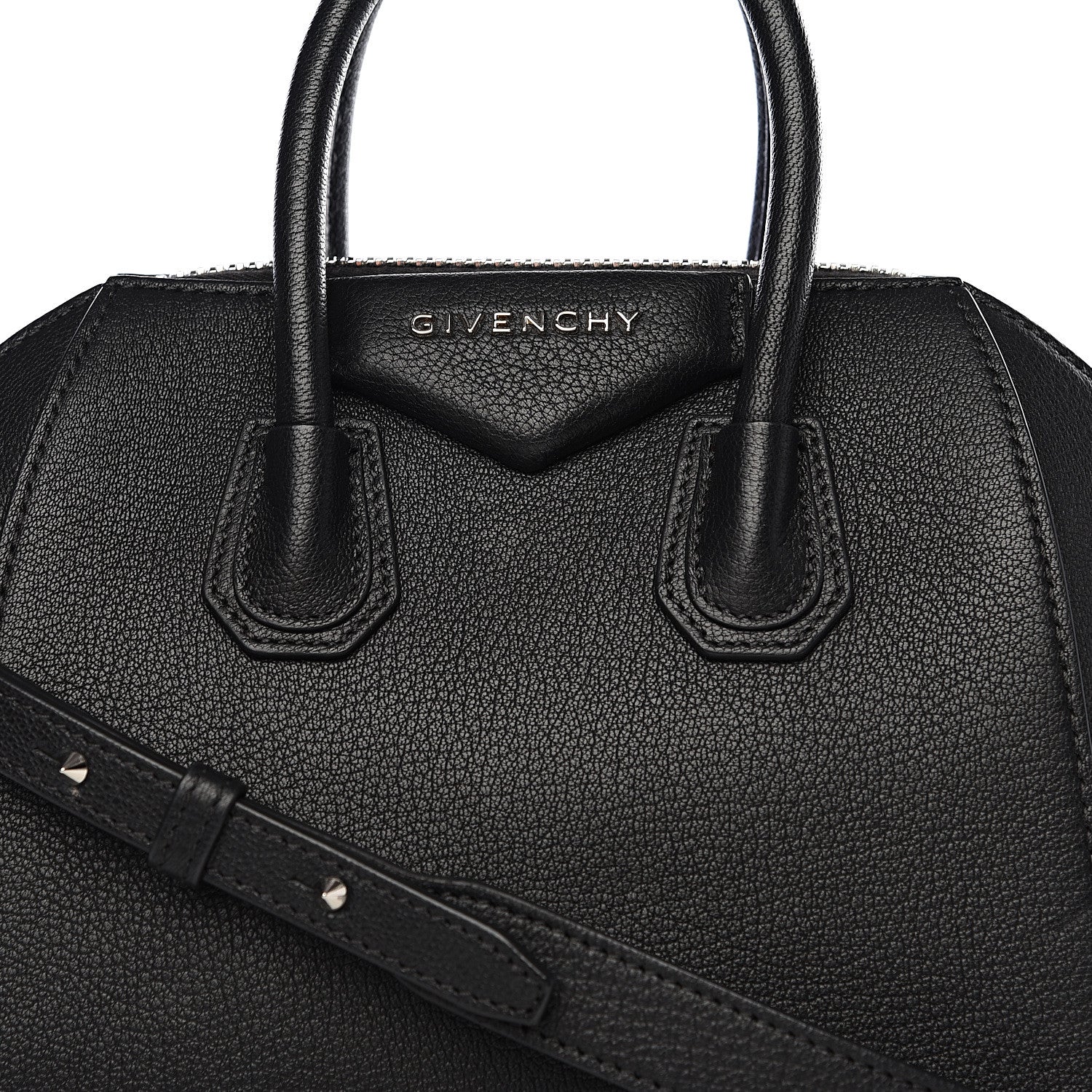Givenchy Sugar Goatskin Mini Antigona Black 9 of 9