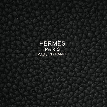 Hermes Taurillon Clemence Picotin Lock 22 MM Black 6 of 12
