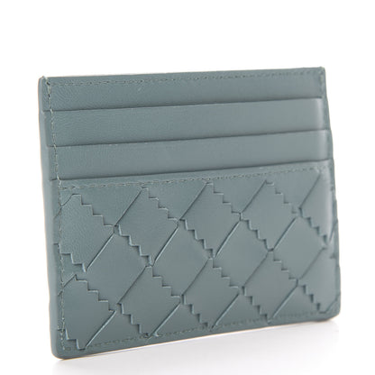 Bottega Veneta Nappa Intrecciato Zig Zag Card Holder Storm 3 of 8