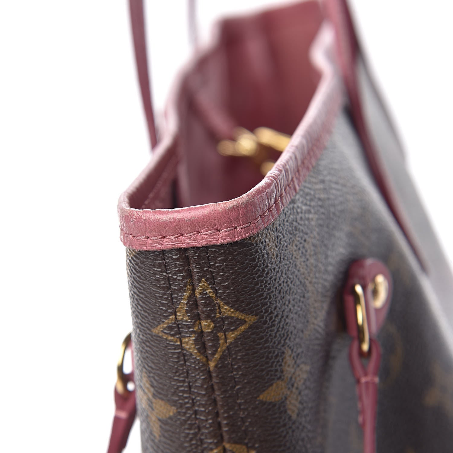 Louis Vuitton Monogram Articles de Voyage Ikat Neverfull MM Rose Velours 15 of 16