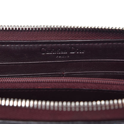 Christian Dior Patent Ultimate Voyageur Zip Around Wallet Bordeaux 6 of 10