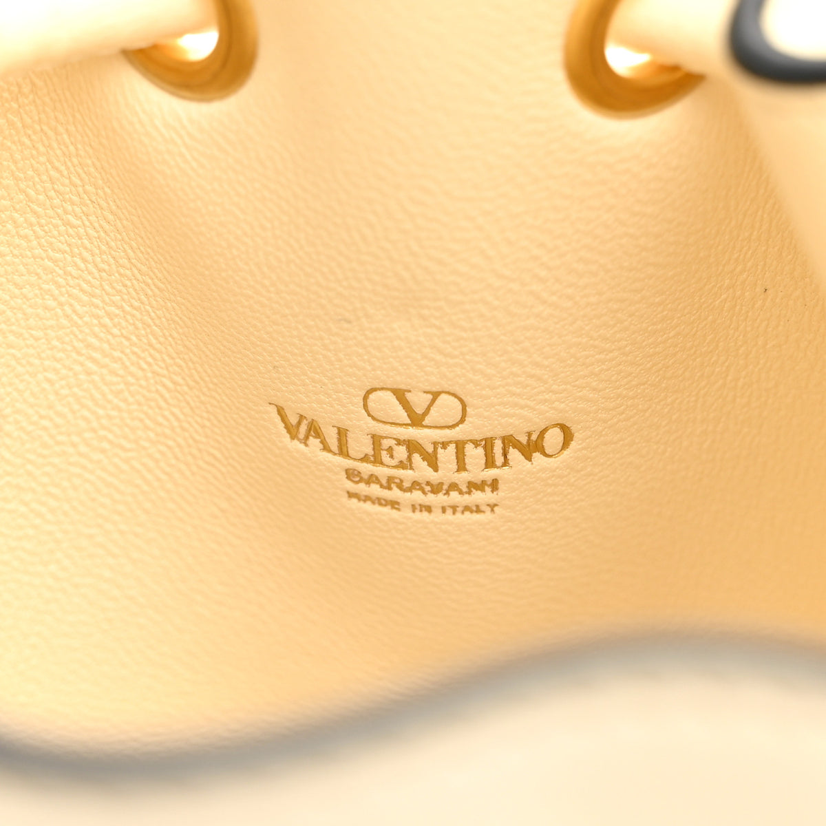 Valentino Garavani Nappa Mini VLogo Signature Bucket Bag Light Ivory 6 of 9