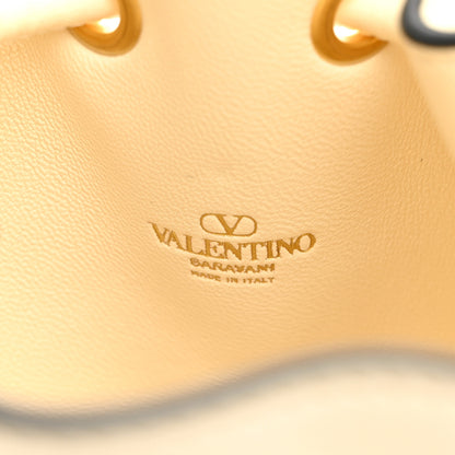 Valentino Garavani Nappa Mini VLogo Signature Bucket Bag Light Ivory 6 of 9