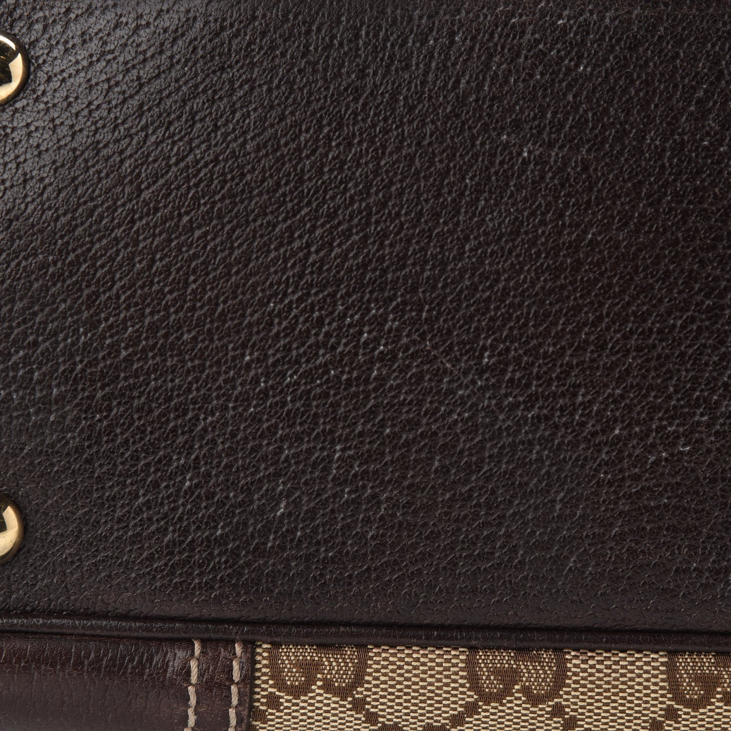 Gucci Monogram Medium Princy Tote Dark Brown 11 of 12