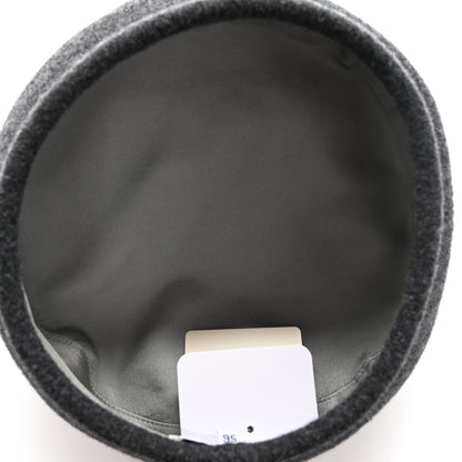 Hermes Wool Cashmere Saint Honore Clou De Selle Beret Black 6 of 8