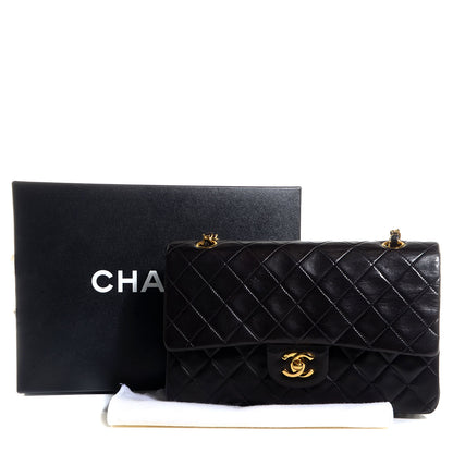 Chanel Lambskin Medium Double Flap Black 10 of 11