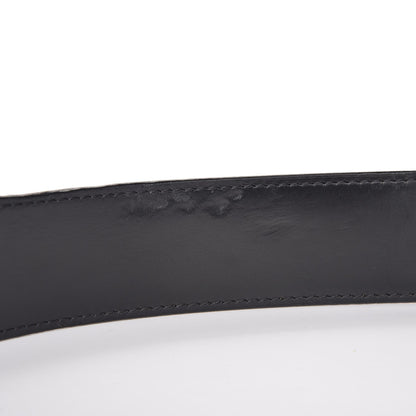 Louis Vuitton Calfskin Jeans Belt 100 40 Black 10 of 11
