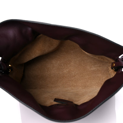 Loewe Calfskin Mini Flamenco Knot Clutch Prune 5 of 9