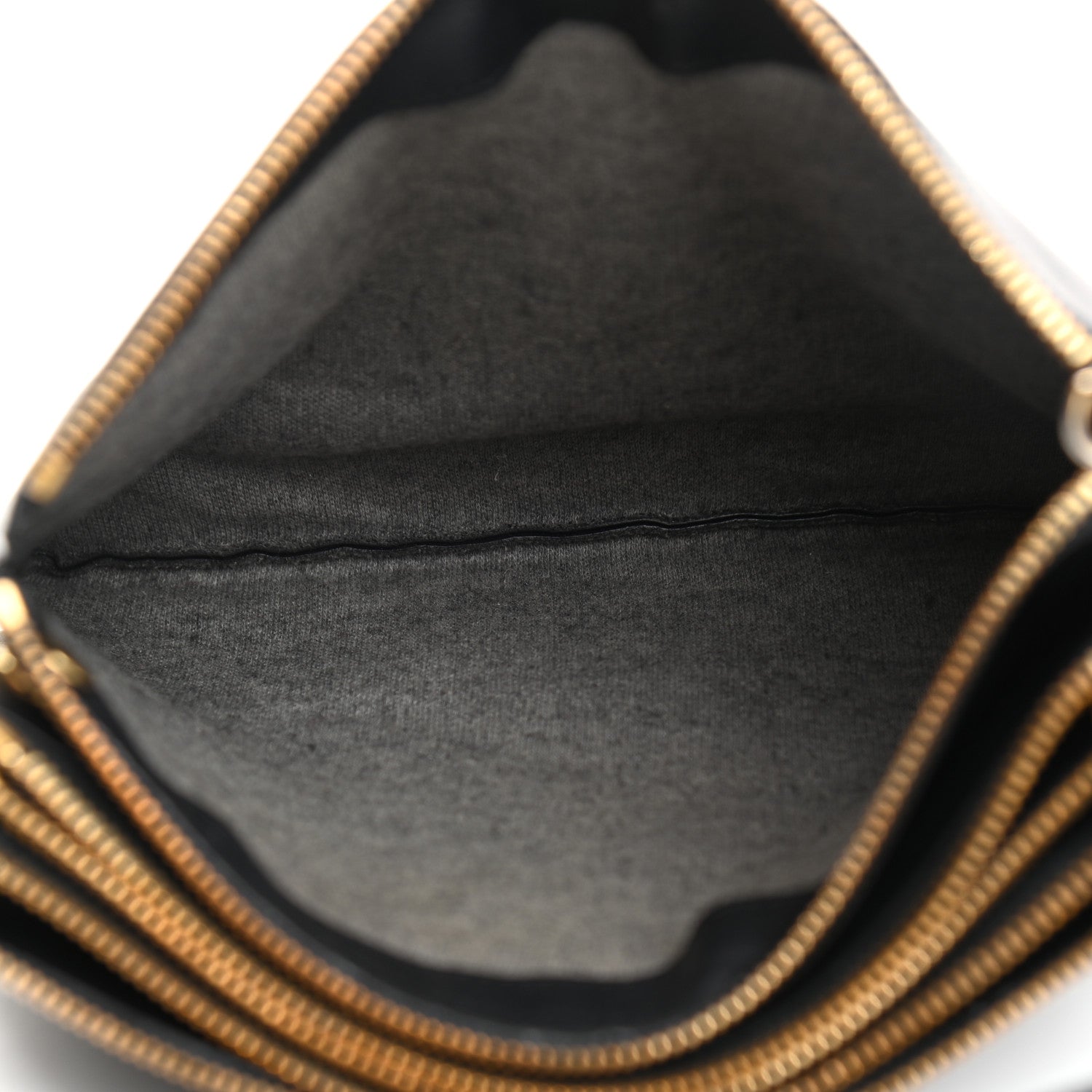 Celine Lambskin Large Trio Crossbody Bag Black 7 of 14