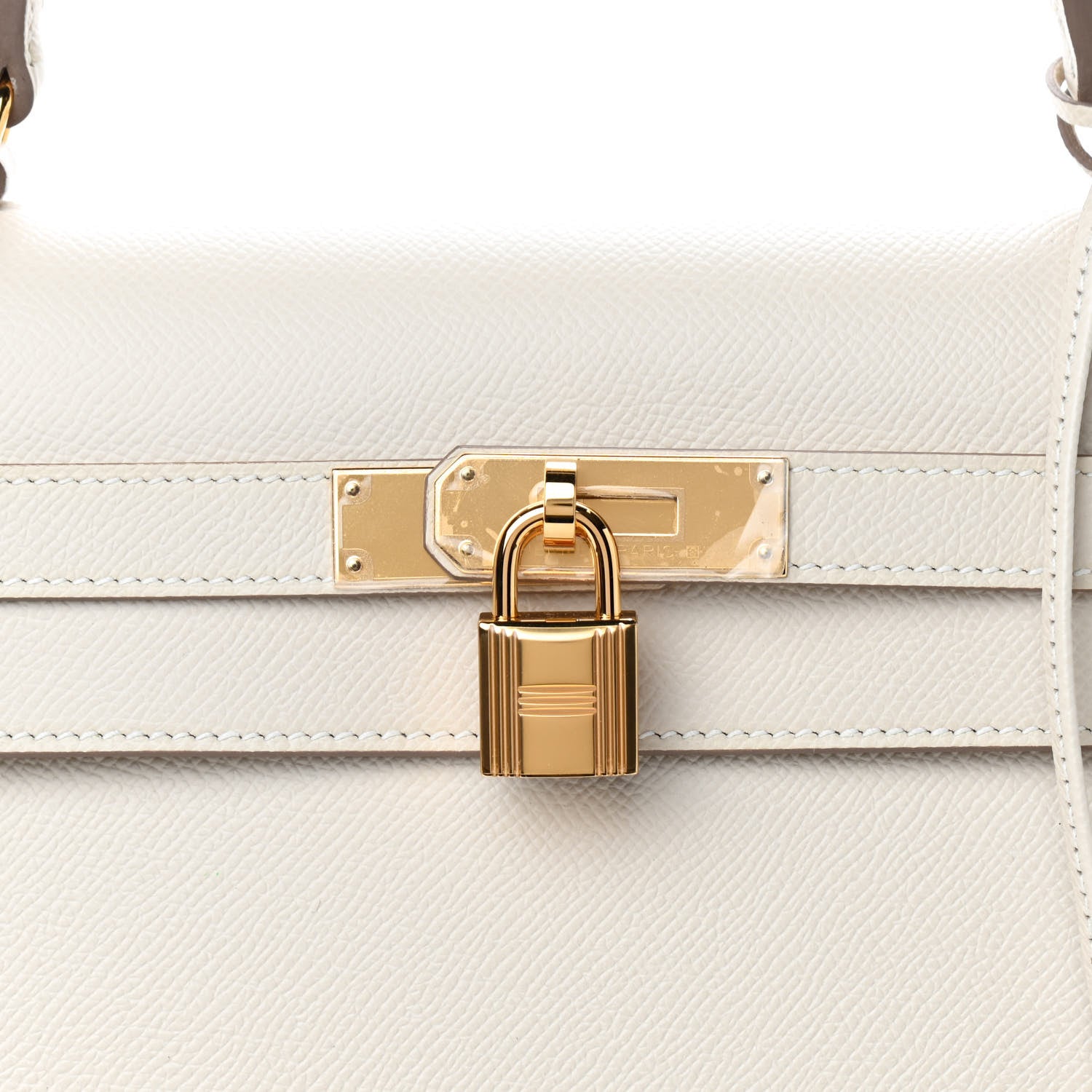 Hermes Epsom Kelly Sellier 35 Craie 9 of 10