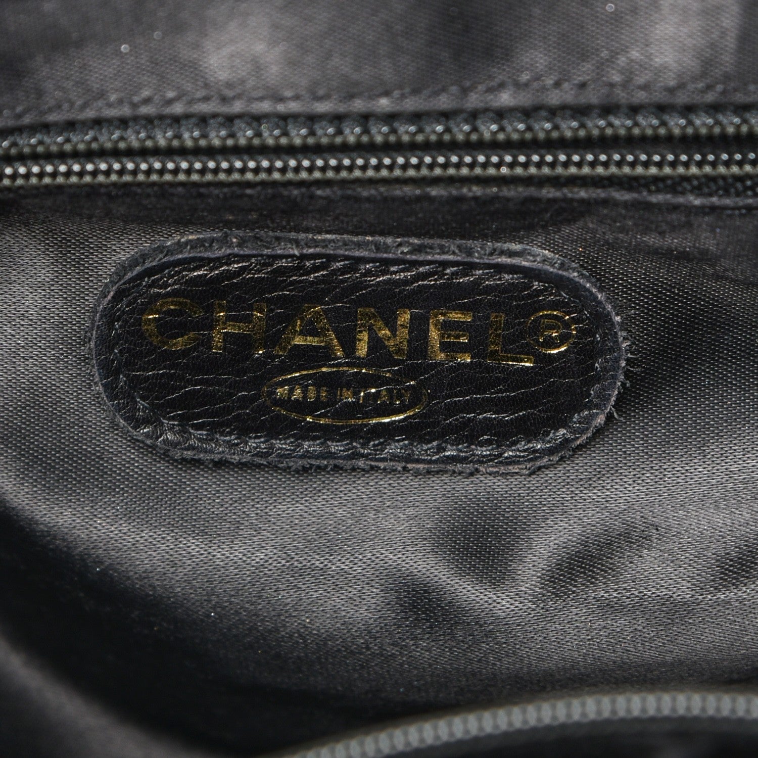 Chanel Lambskin Quilted Drawstring Backpack Black 6 of 7