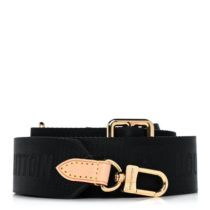 Louis Vuitton Nylon Petite Malle Souple Shoulder Strap Black 1 of 6