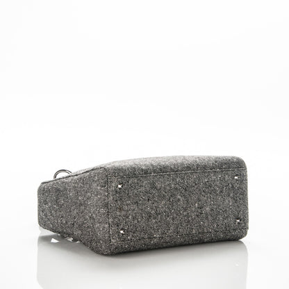 Christian Dior Tweed Medium Lady Dior Black 4 of 7