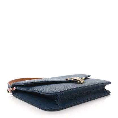 Chanel Grained Calfskin Quilted Cuba Flap Blue 4 of 10