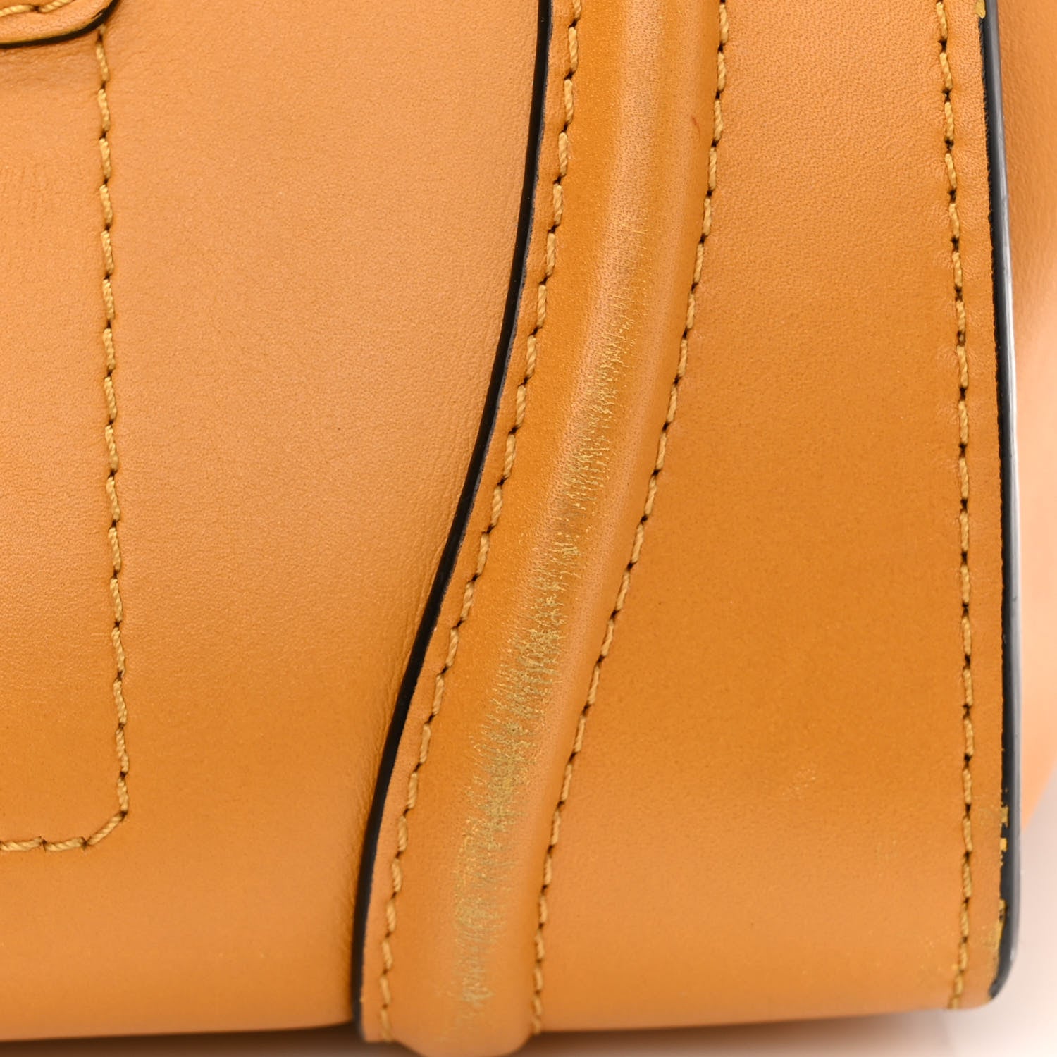 Celine Smooth Calfskin Mini Luggage Amber 12 of 13