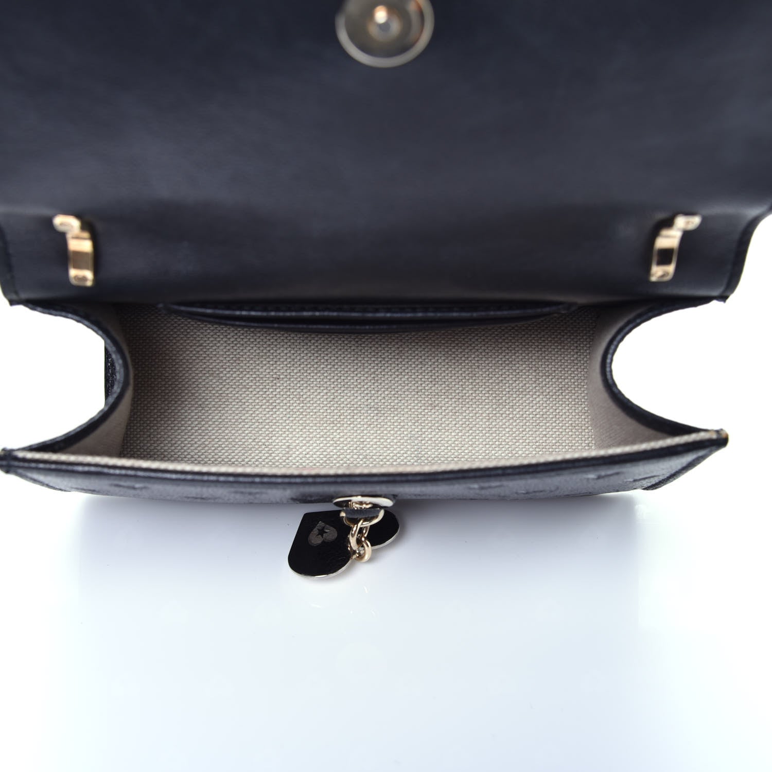 Jimmy Choo Calfskin Mini Chain Crossbody Black 5 of 8