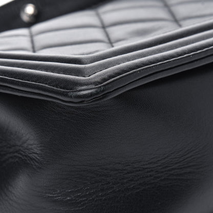 Chanel Calfskin Quilted Medium Boy Flap Black 13 of 16
