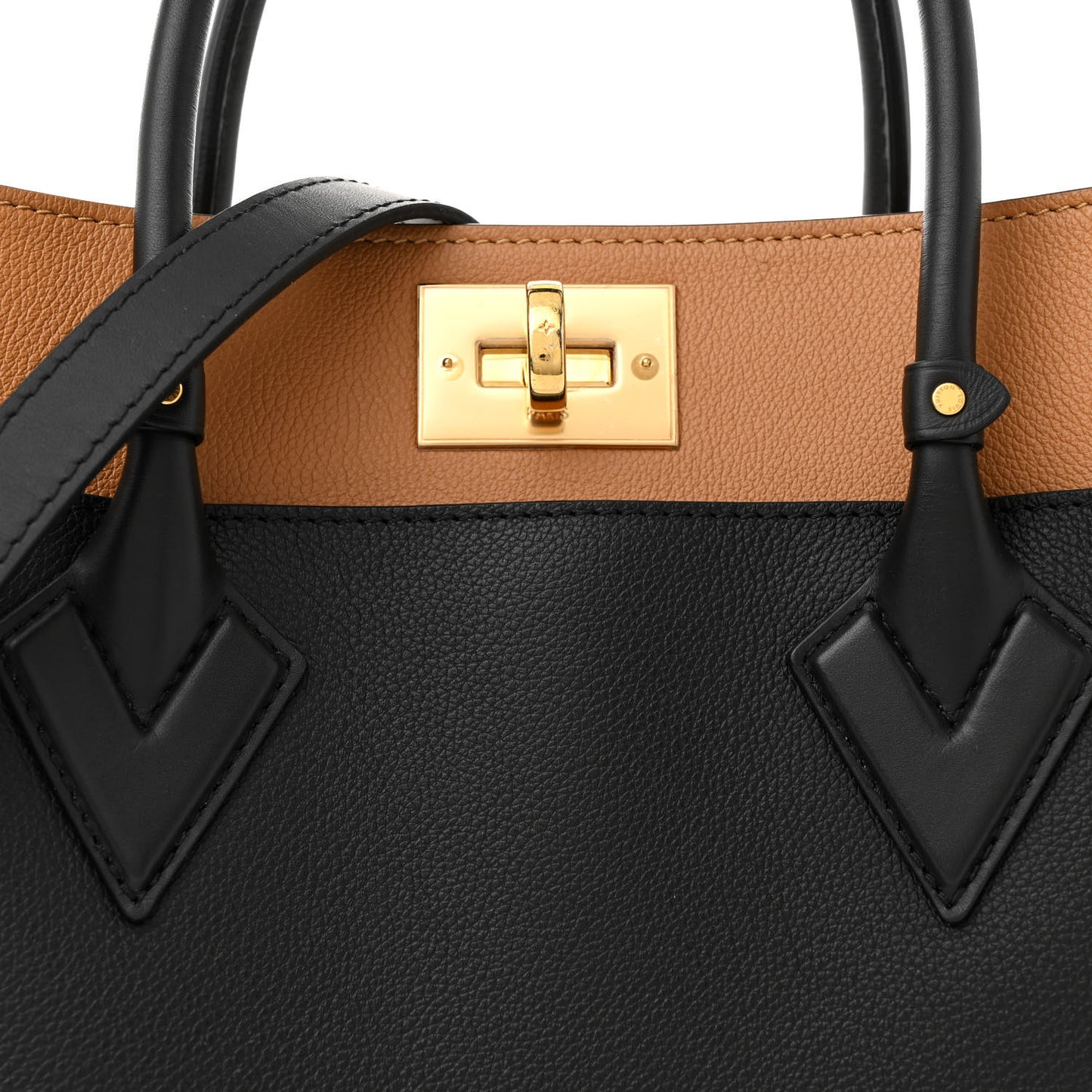 Calfskin Monogram On My Side Black