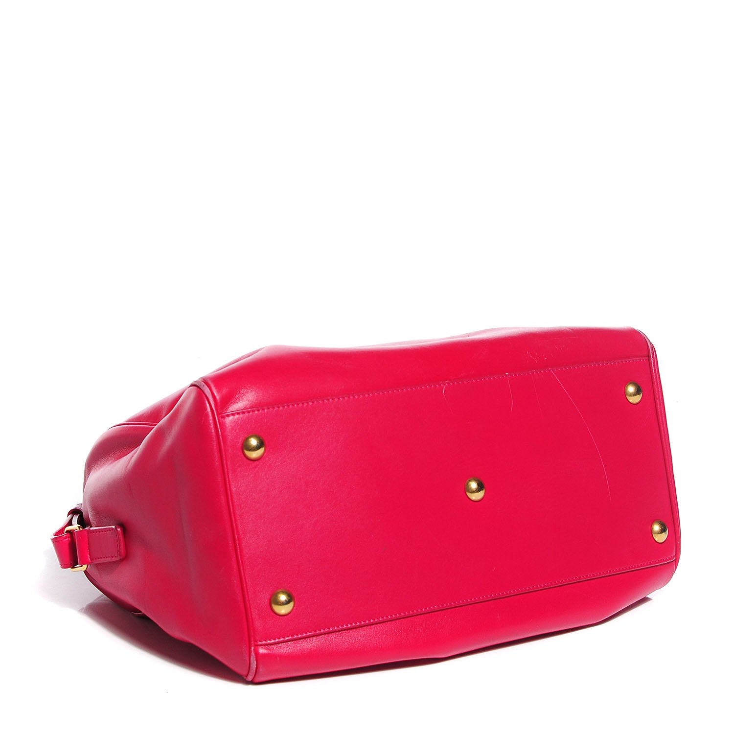 Saint Laurent Calfskin Classic Duffle 6 Fuchsia 4 of 8