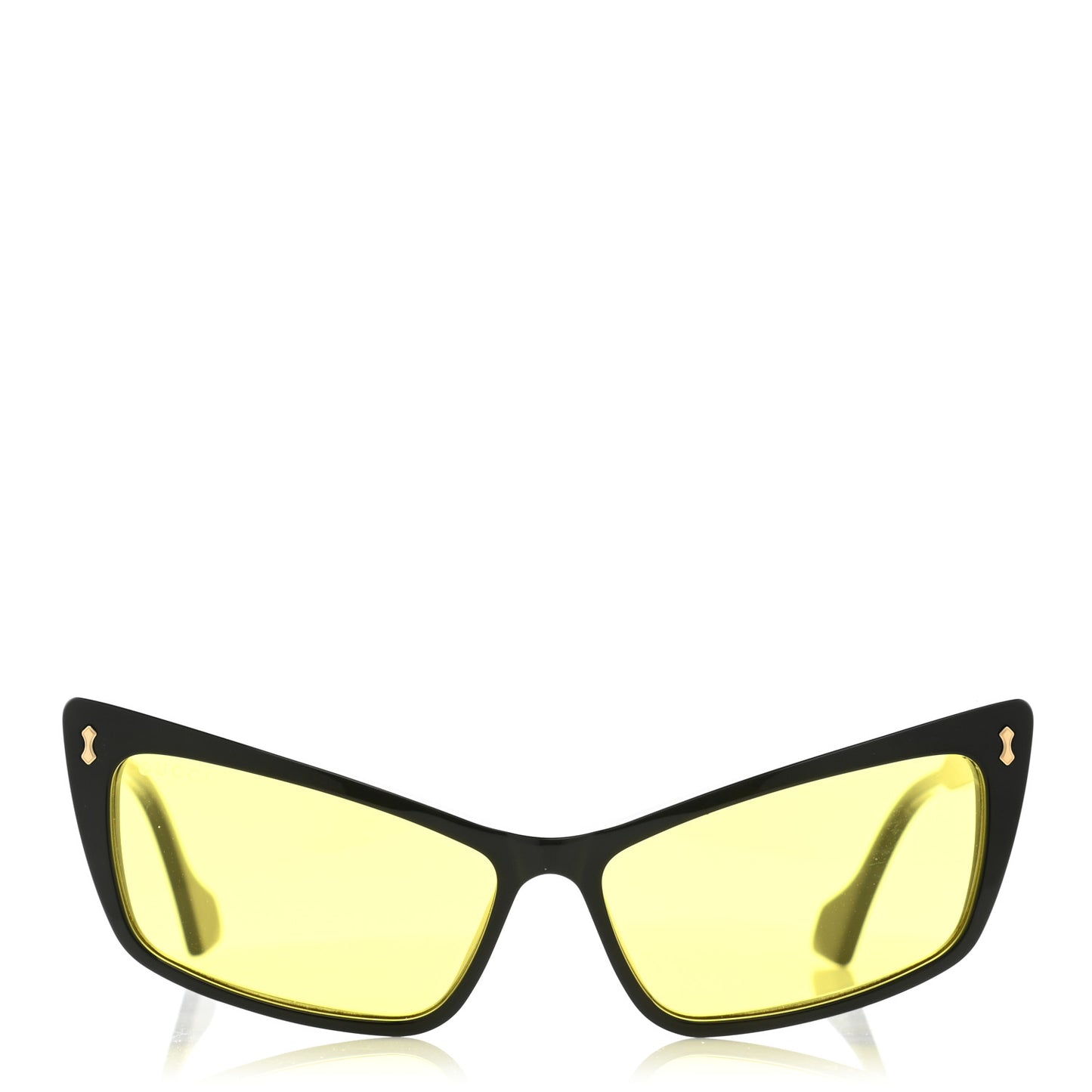 Acetate Cat Eye Sunglasses GG0626S Black Yellow