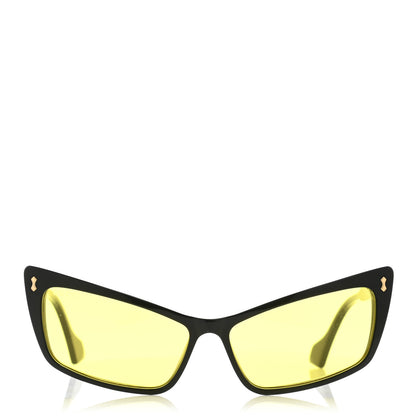 Gucci Acetate Cat Eye Sunglasses GG0626S Black Yellow 2 of 9