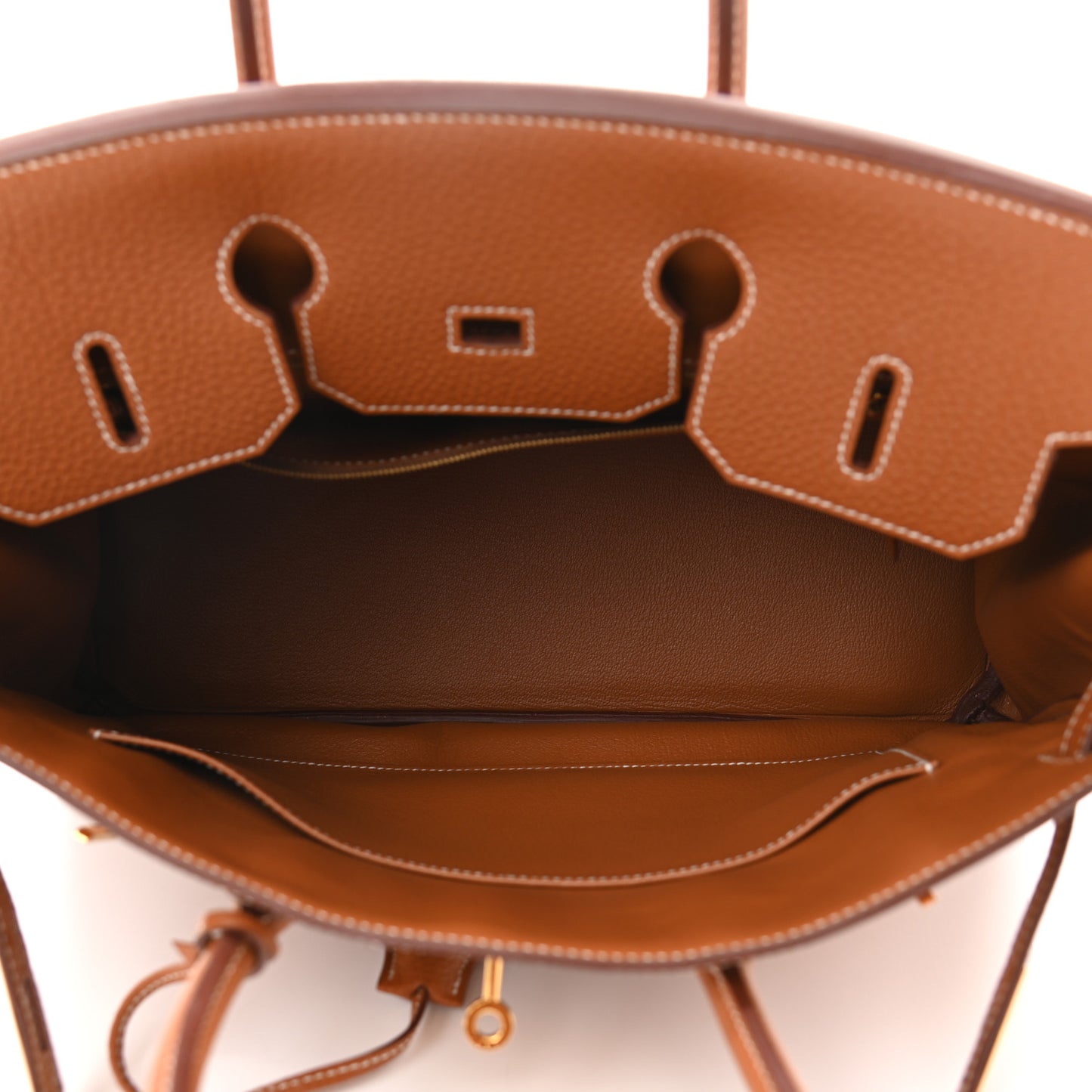 Taurillon Clemence Birkin 35 Gold