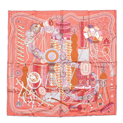 Hermes Silk La Laboratoire du Temps Scarf 90 1 of 5