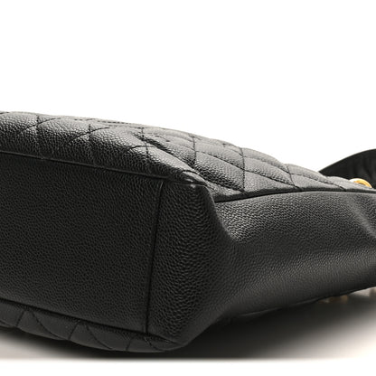 Chanel Caviar Quilted Petit Shopping Tote PST Black 10 of 10