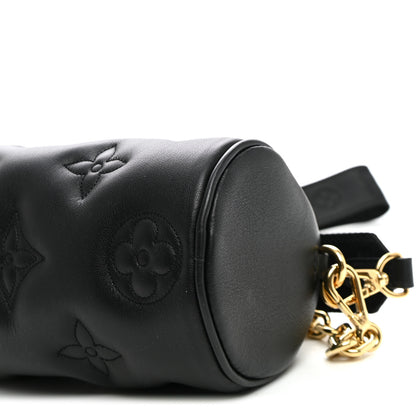 Louis Vuitton Calfskin Bubblegram Papillon BB Black 9 of 9