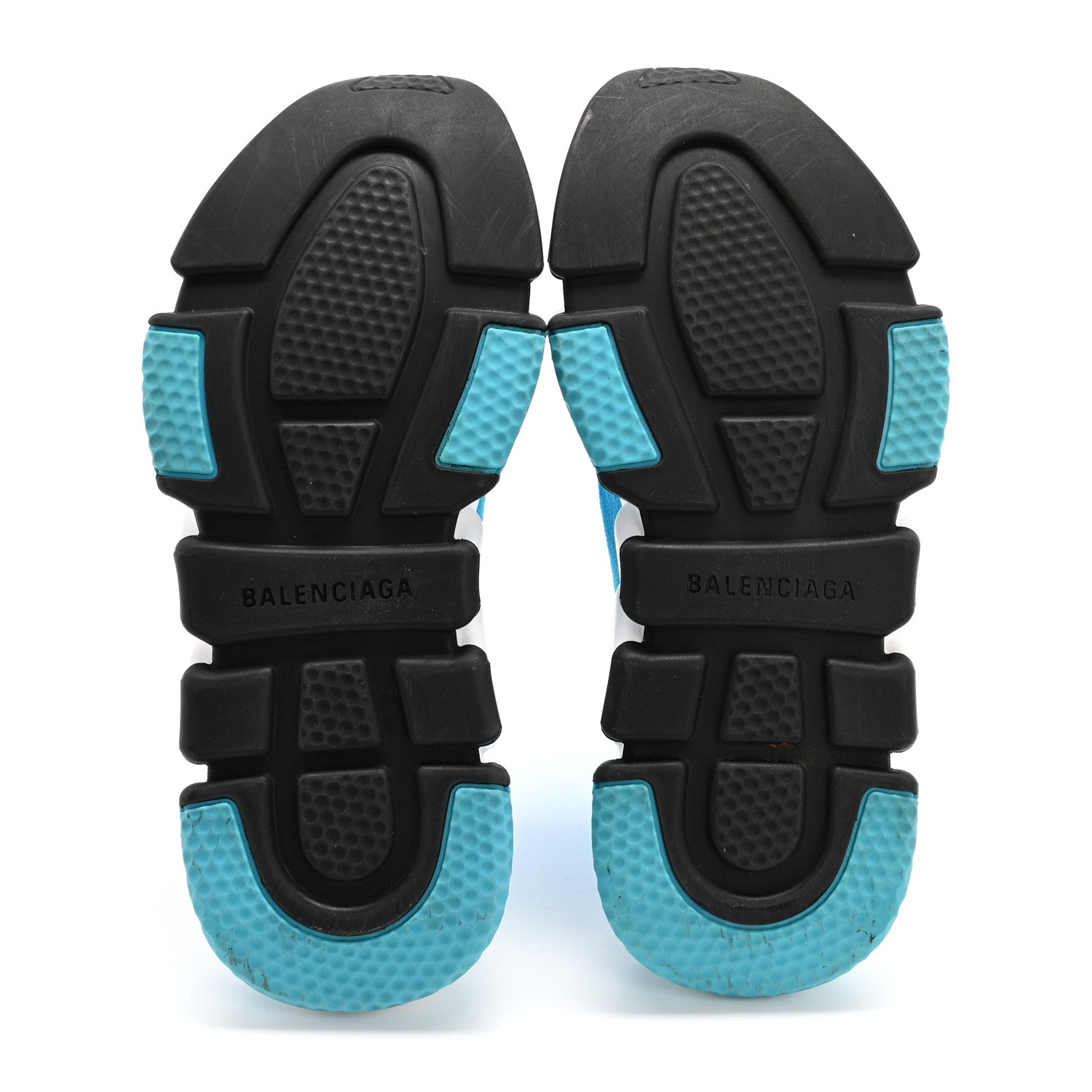 Balenciaga Neoprene Knit Womens Speed Sneakers 36 Turquoise Azur 5 of 12